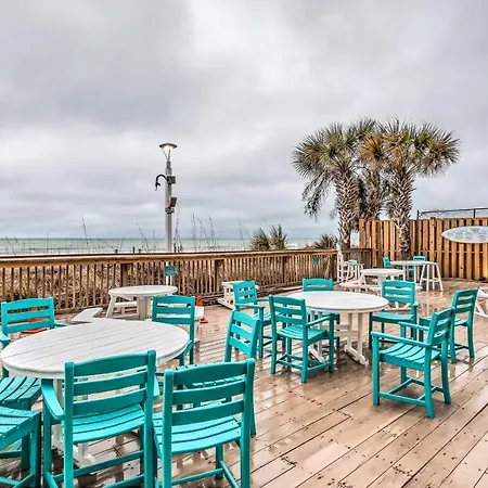 Oceanfront N Myrtle Beach Condo With Hot Tub! Exterior foto